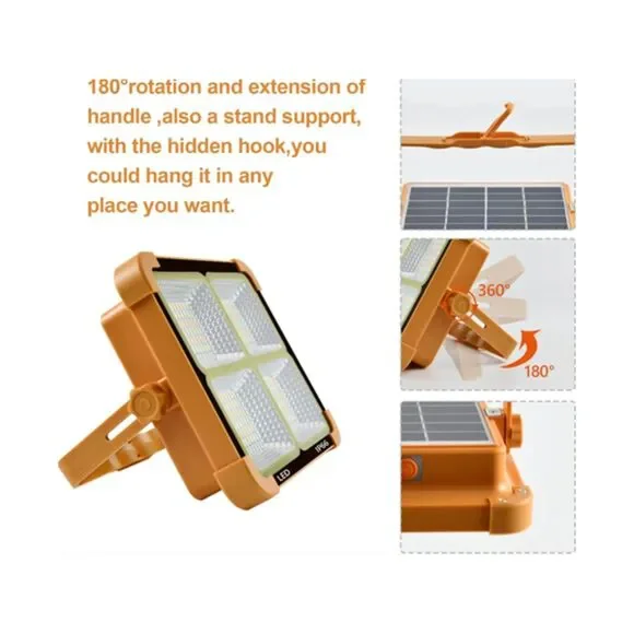 Hakol BH-1033-Portable LED Solar Light 100W - Picture 2 of 7